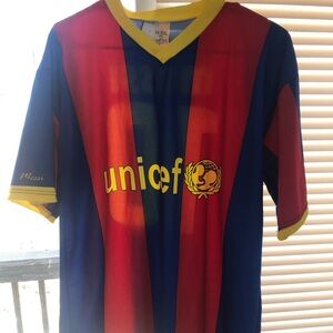 Kids, Messi 10,UNICEF Soccer Jersey Blue & Red